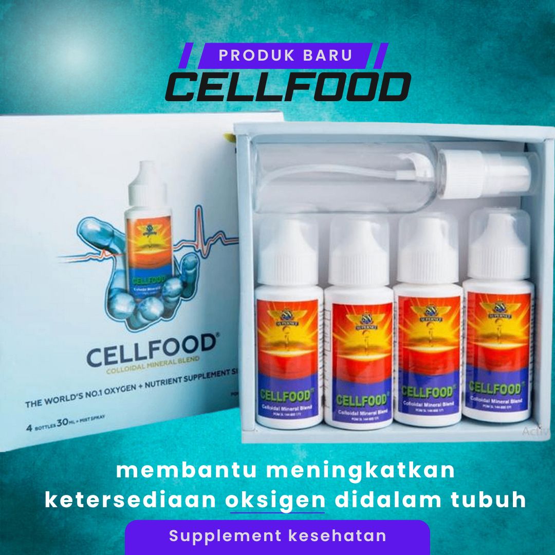 Cellfood Suplemen Oksigen & Detoks Tubuh Alami